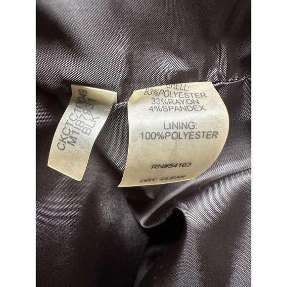 CALVIN KLEIN Sheath Dress Black Sleeveless  Womens Sz 12 NWT Classic - Picture 13 of 16